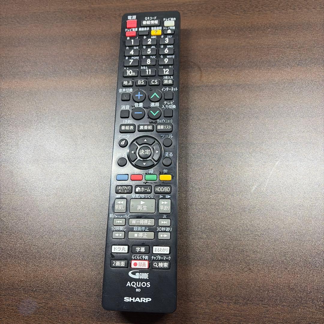 SHARP 4Kブルーレイレコーダー 2B-C20BW1