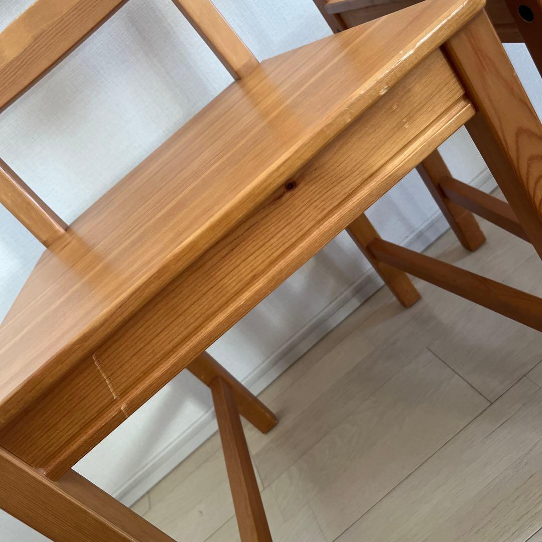 すー　木製ダイニングチェア 4脚セット