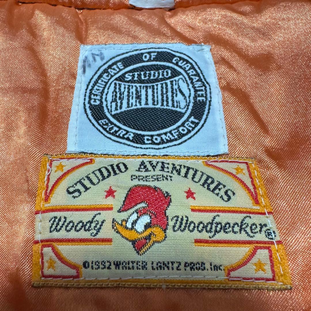 Woodpecker MA-1 ブラック ウッドペッカー フライトジャケット L