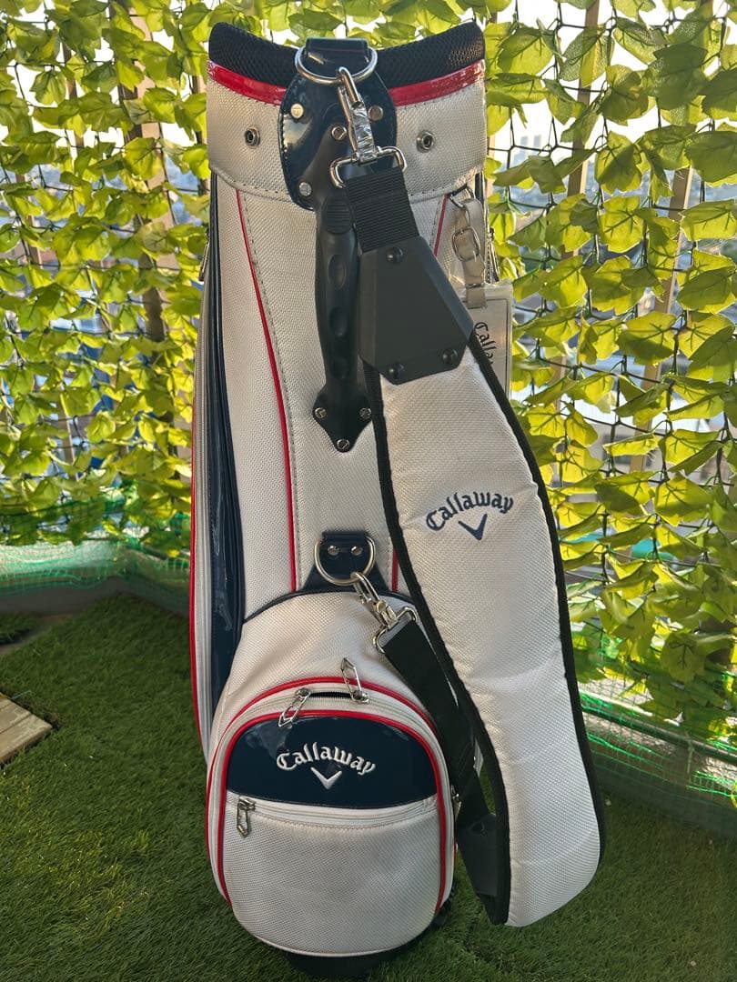 Callaway キャディバッグ ホワイト/ネイビー