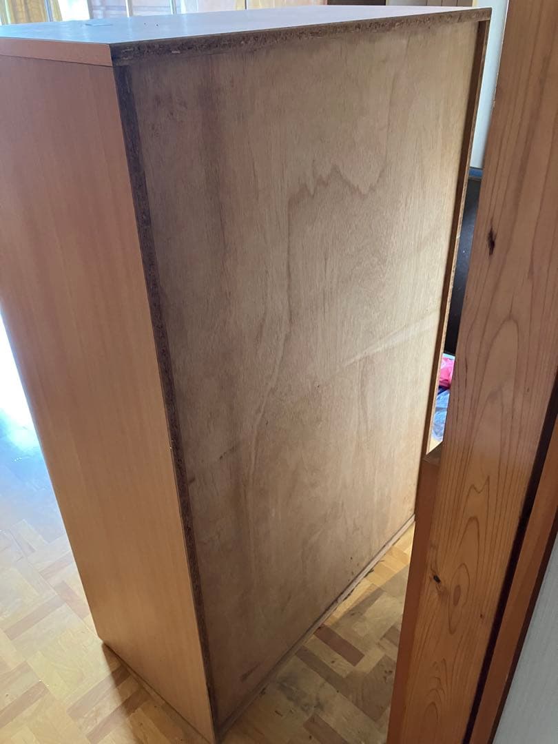 6段タンス　ナチュラルウッド