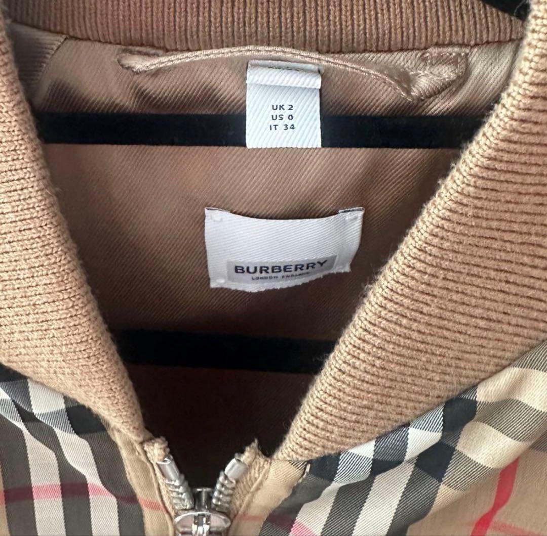 Burberry チェック柄 ブルゾン