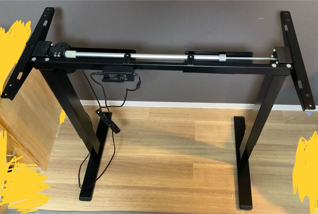 【3/18まで】Flexispot EF1B 電動昇降デスク 天板なし