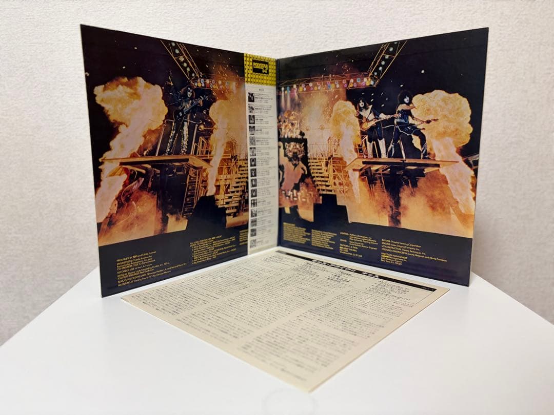 【帯付き美品】KISS / ALIVE! & ALIVE II 日本盤