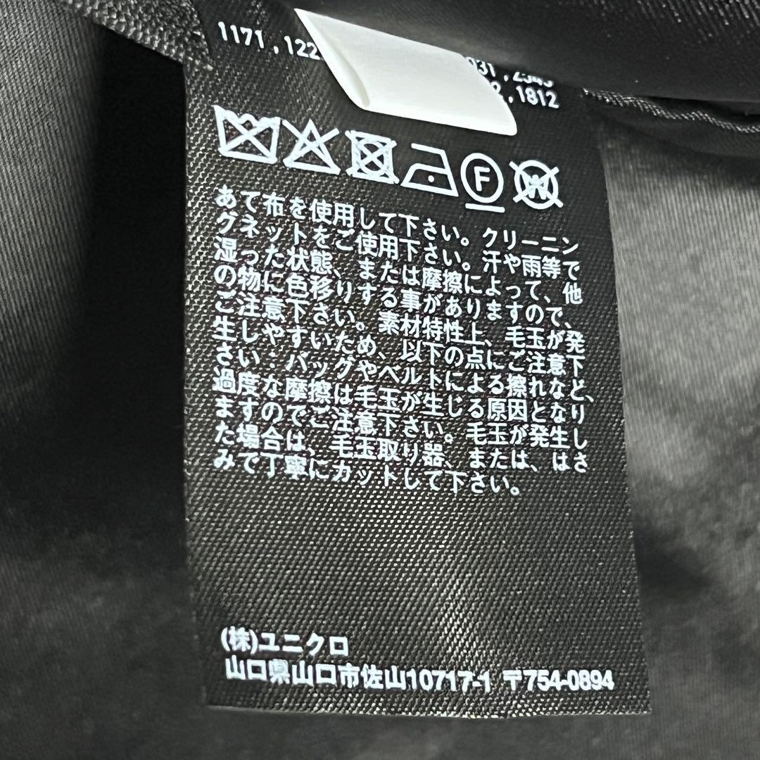 UNIQLO C ダブルテーラードジャケット ブラック XL