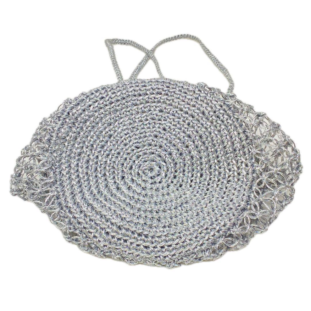 最終値下げ The BAGMATI バグマティ LUREX シルバー かごバッグ