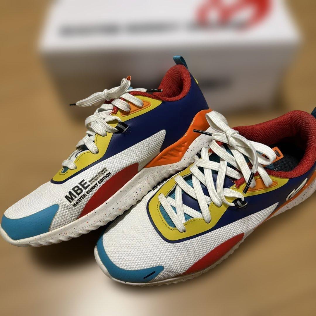【希少サイズ】MBE ゴルフシューズ 27.5cm美品マルチカラー