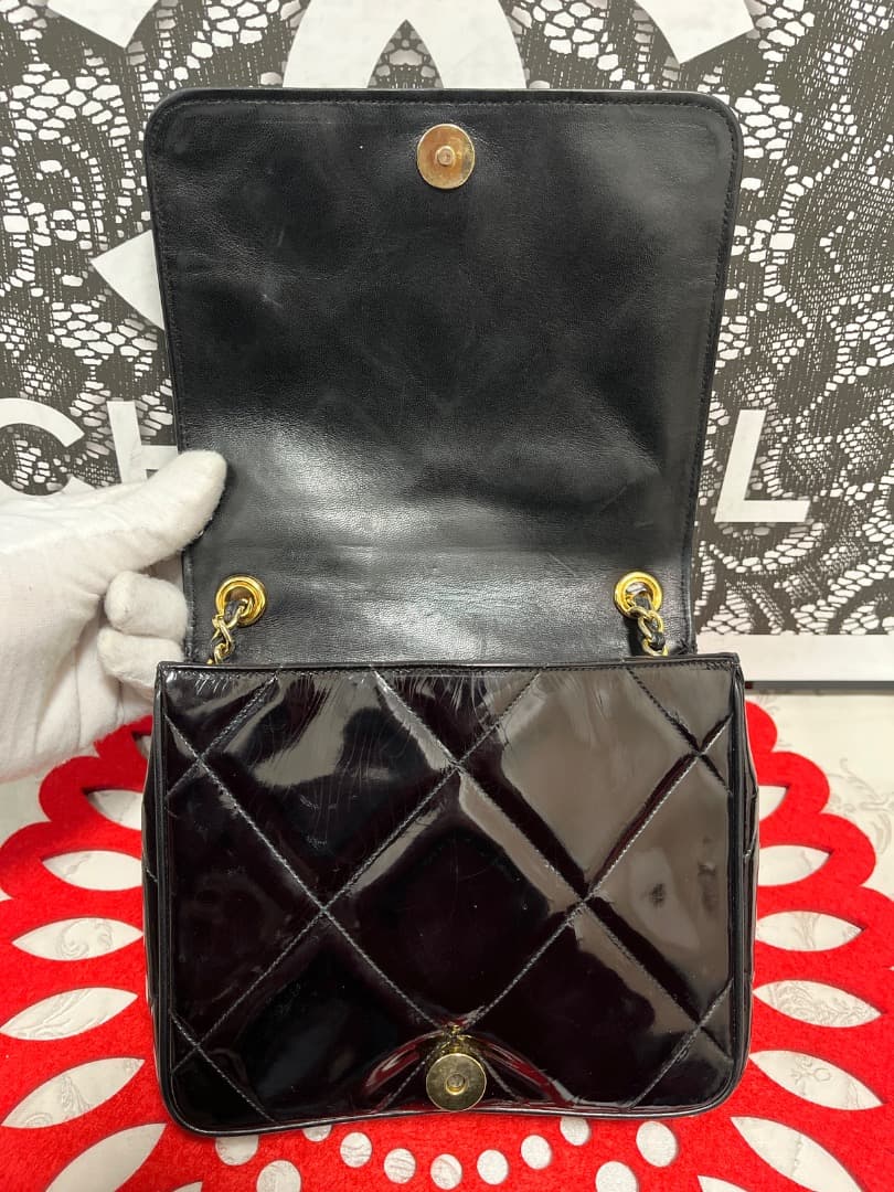 シャネル CHANEL マトラッセ チェーンショルダー ブラック G078