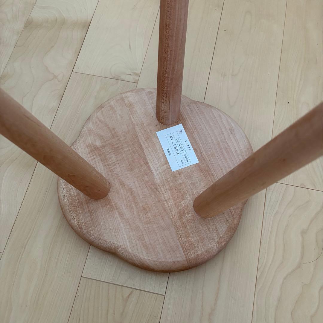 無垢 集成材 チーク材 スツール