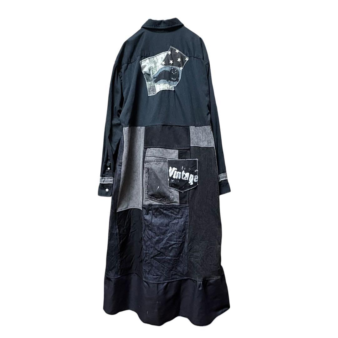 ちょここ　古着リメイクワンピース