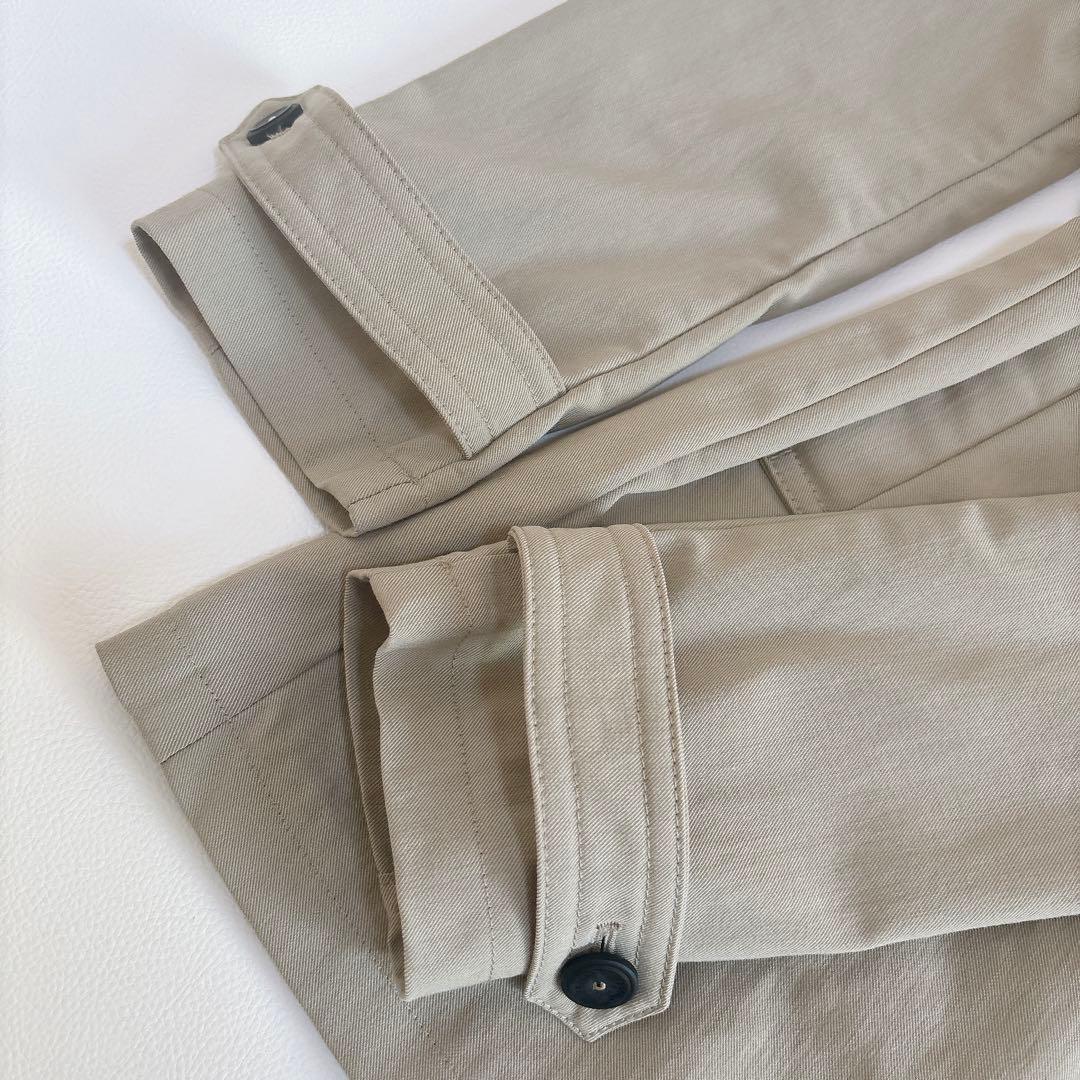 美品☆タトラス ダブルトレンチコート ベージュ ショート丈 ベルト付き sサイズ