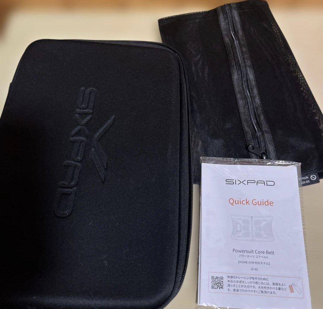 美品Sサイズ　シックスパット　パワースーツコアベルト、コントローラ付