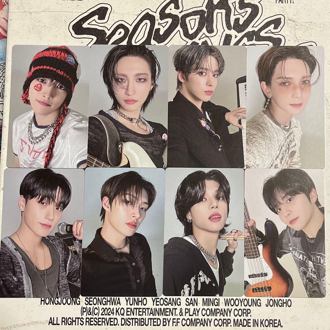 ATEEZ 2025 SEASONS GREETINGS シーグリ 封入トレカ