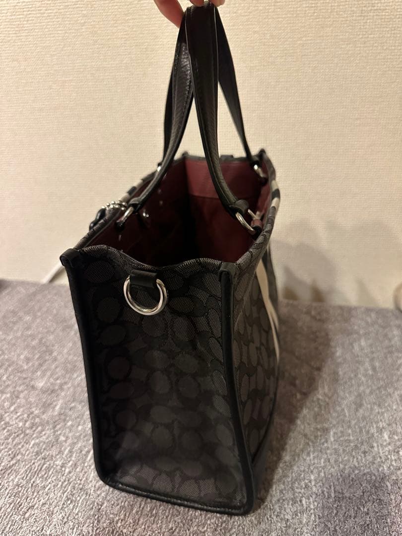 コーチ COACH デンプシー キャリーオール シグネチャー 2WAYバッグ