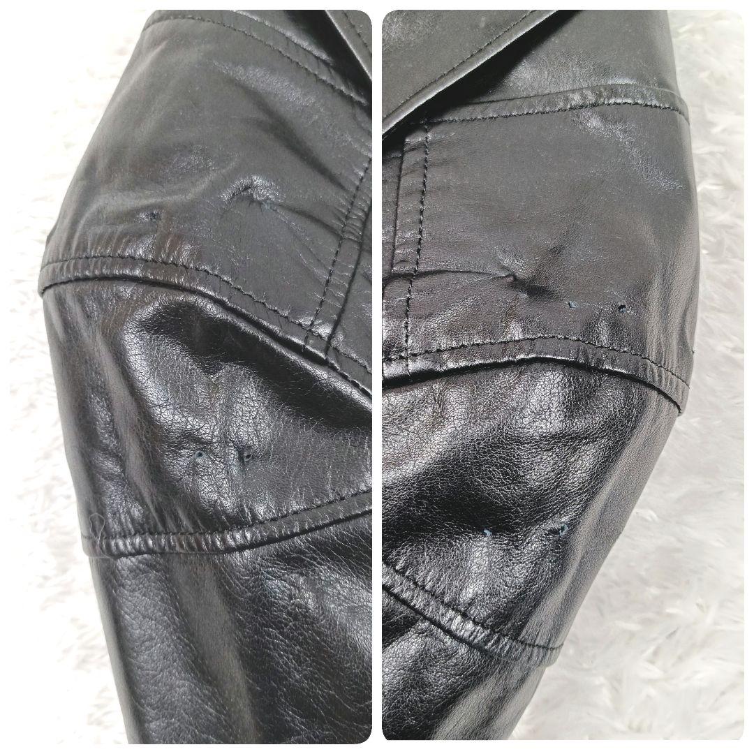 ✨️希少✨️FACETASM レザー 牛革 切替 ポンチョ キルティング L