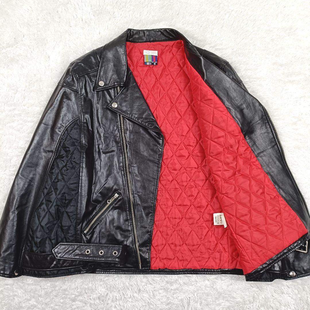 ✨️希少✨️FACETASM レザー 牛革 切替 ポンチョ キルティング L