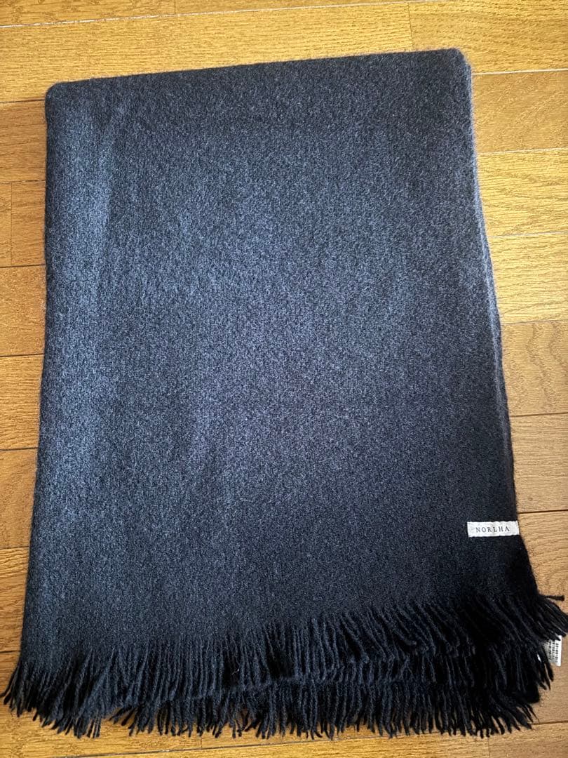 【ほぼ未使用】NORLHA ブラック ヤクウール ストール