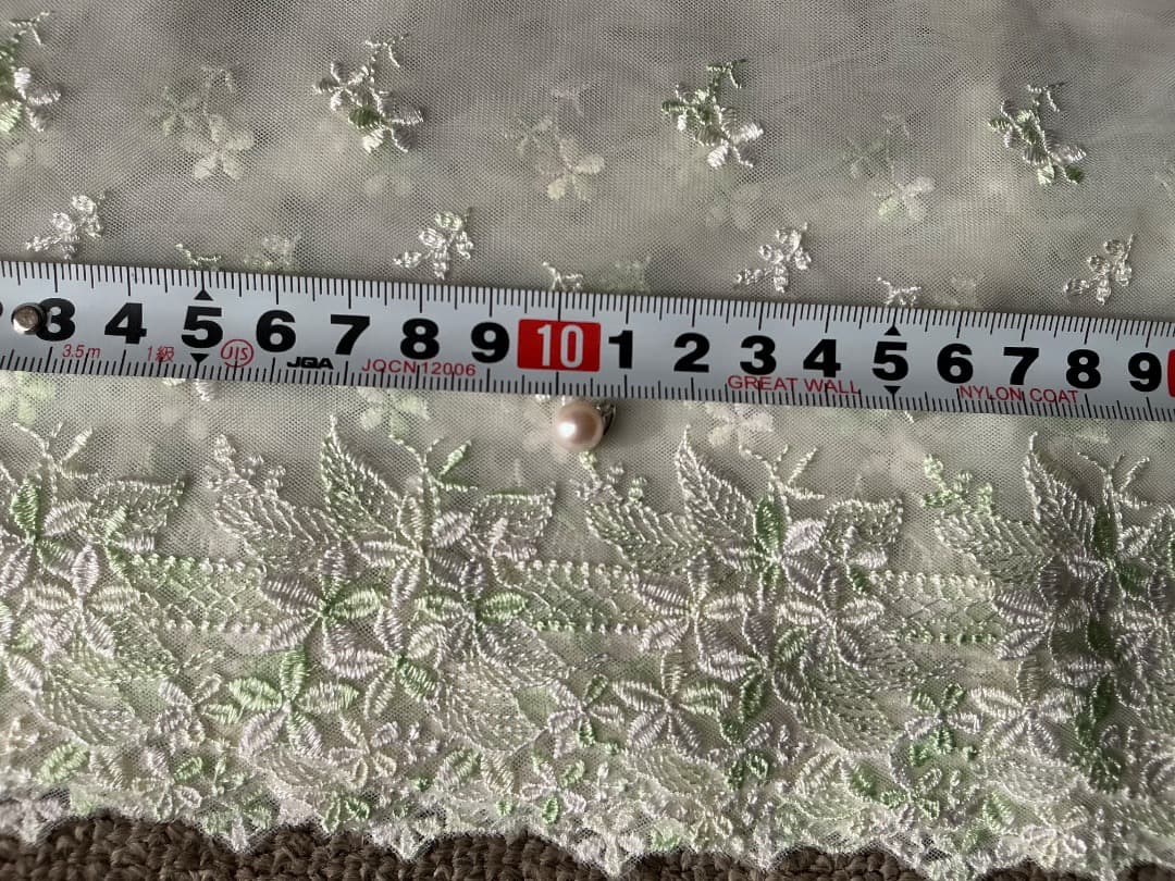 プラチナ850チェーン真珠ネックレス