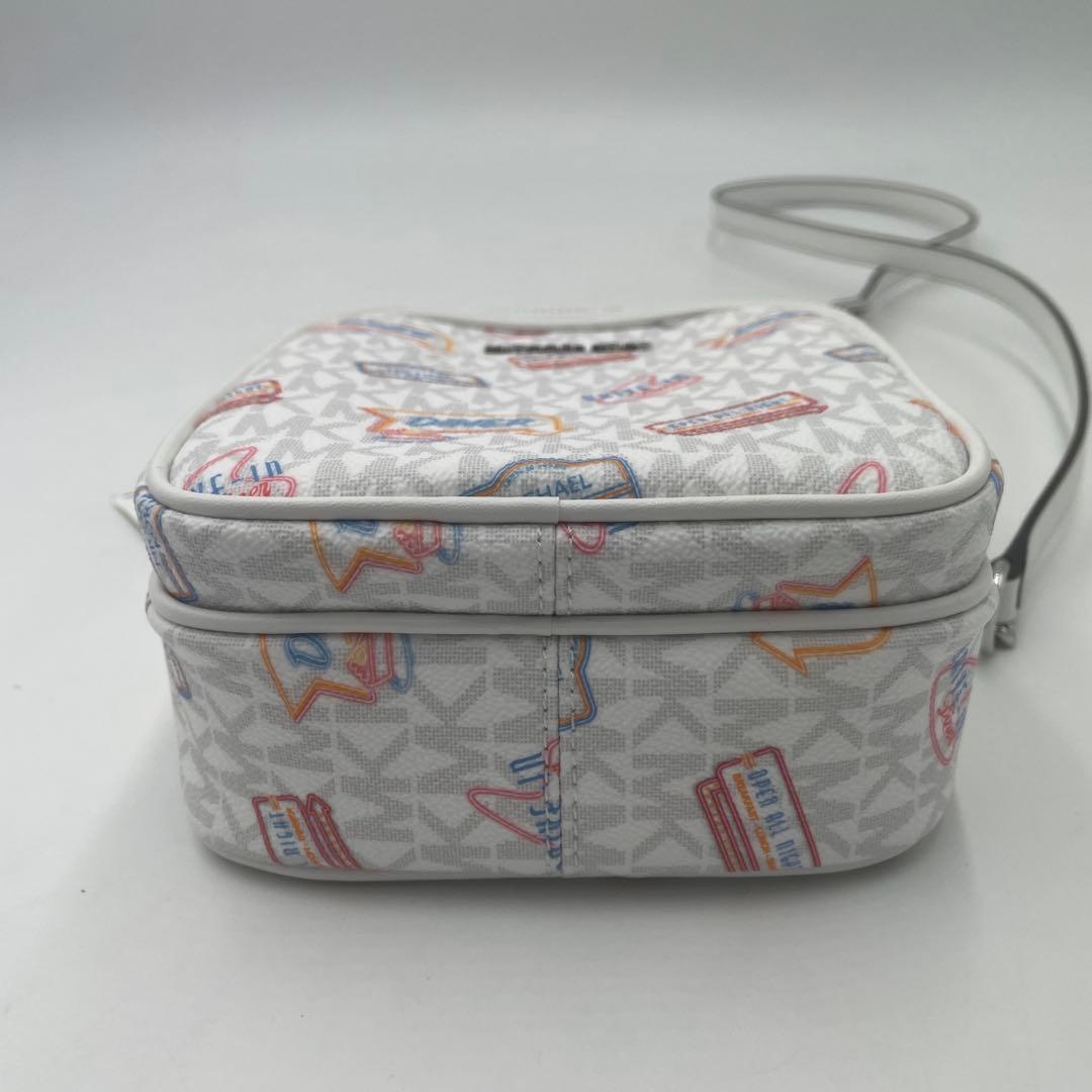 新品タグ付✨マイケルコース ショルダーバッグ ダイナー ネオン サイン 白