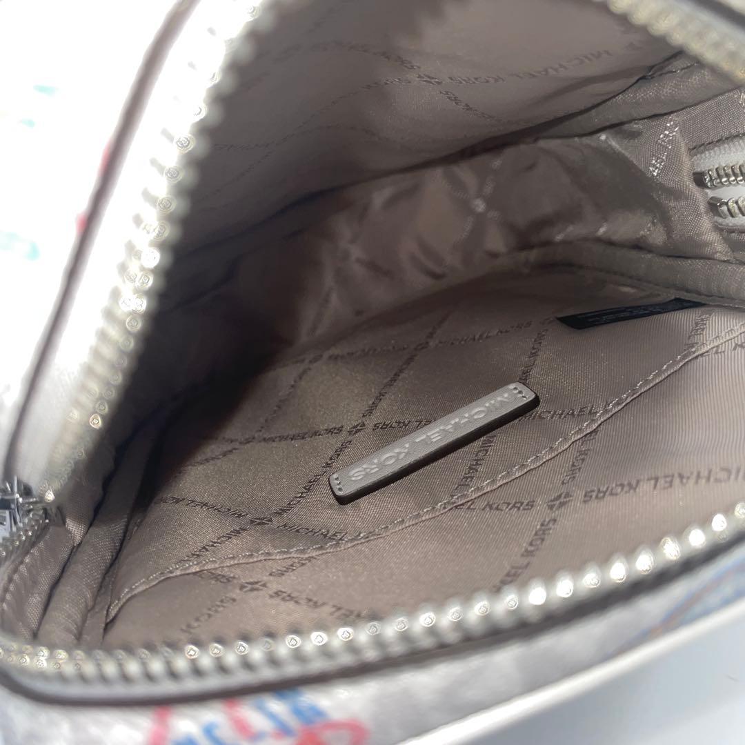 新品タグ付✨マイケルコース ショルダーバッグ ダイナー ネオン サイン 白