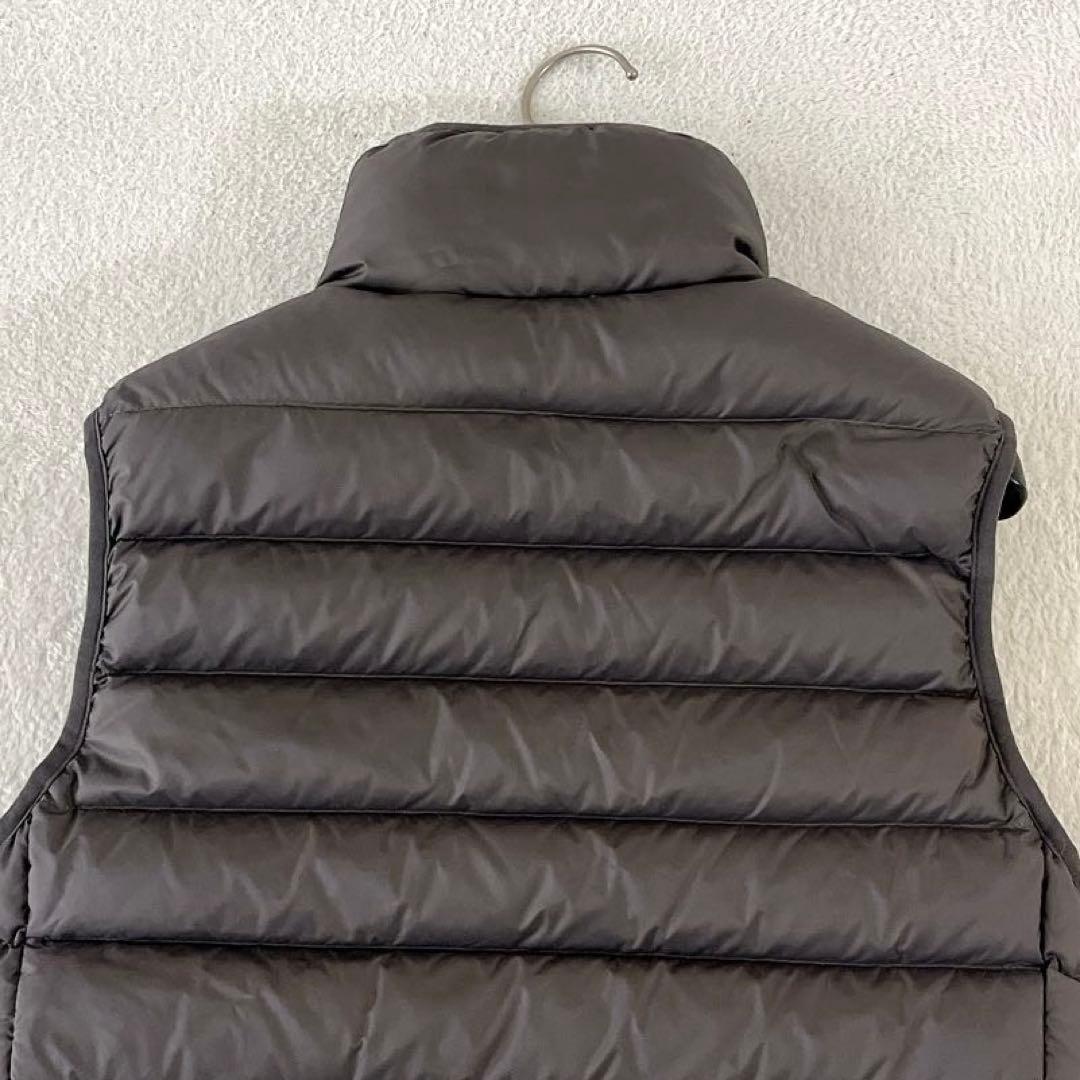 美品 POLO RALPH LAUREN ダウンベスト ロゴ刺繍 グレー S