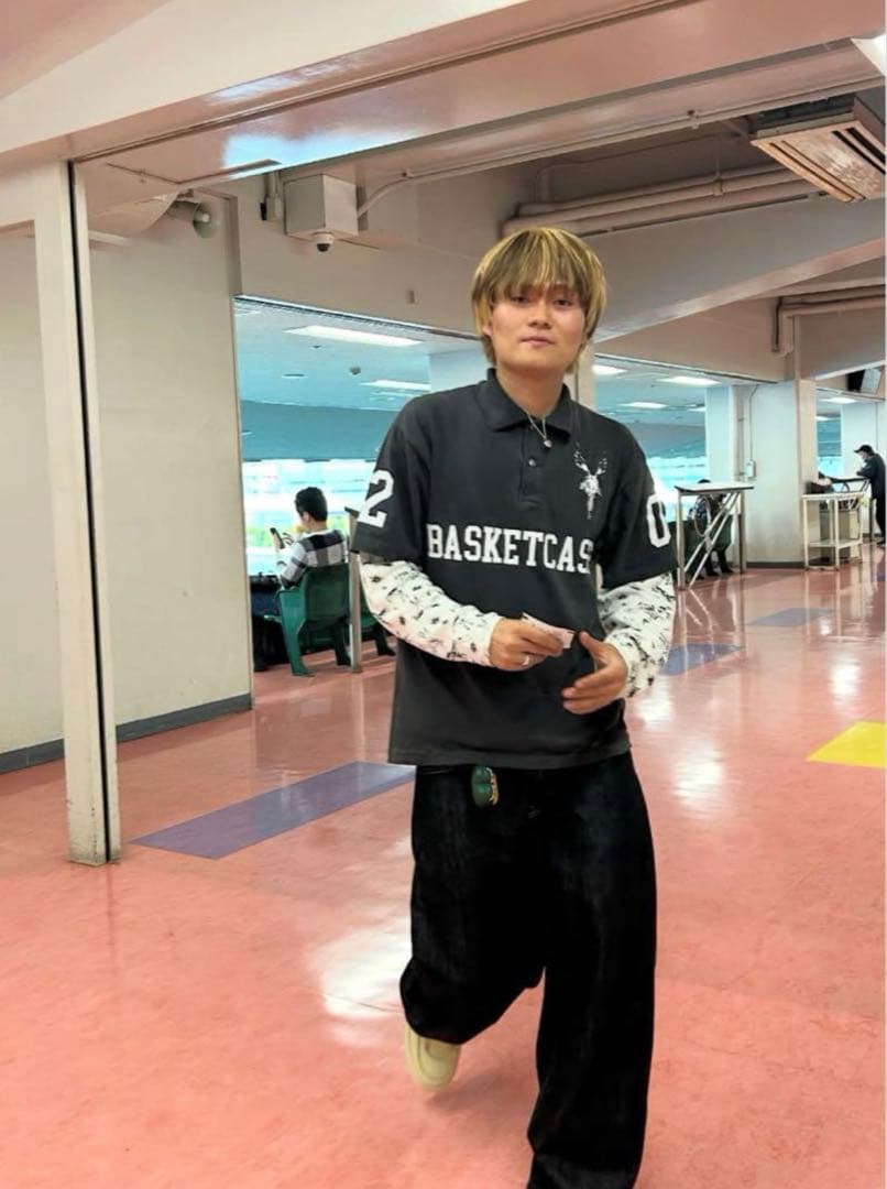 Basketcase Athletica polo shirt ポロシャツ 黒