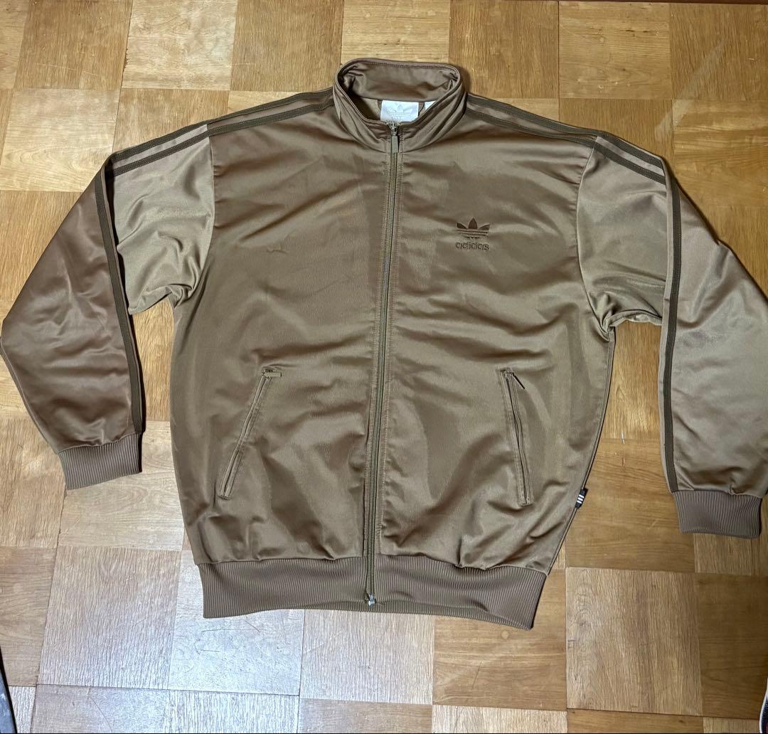 【希少】adidas　トラックジャケット　80s　ブラウン　在原みゆ紀