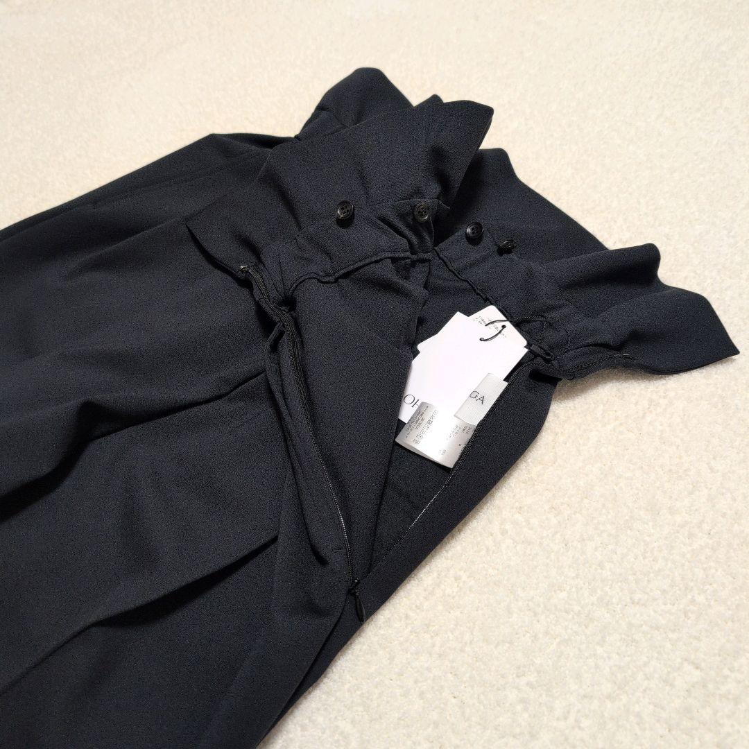 未使用タグ付✦OHGA サロペット M センタープレス テーパード 3way