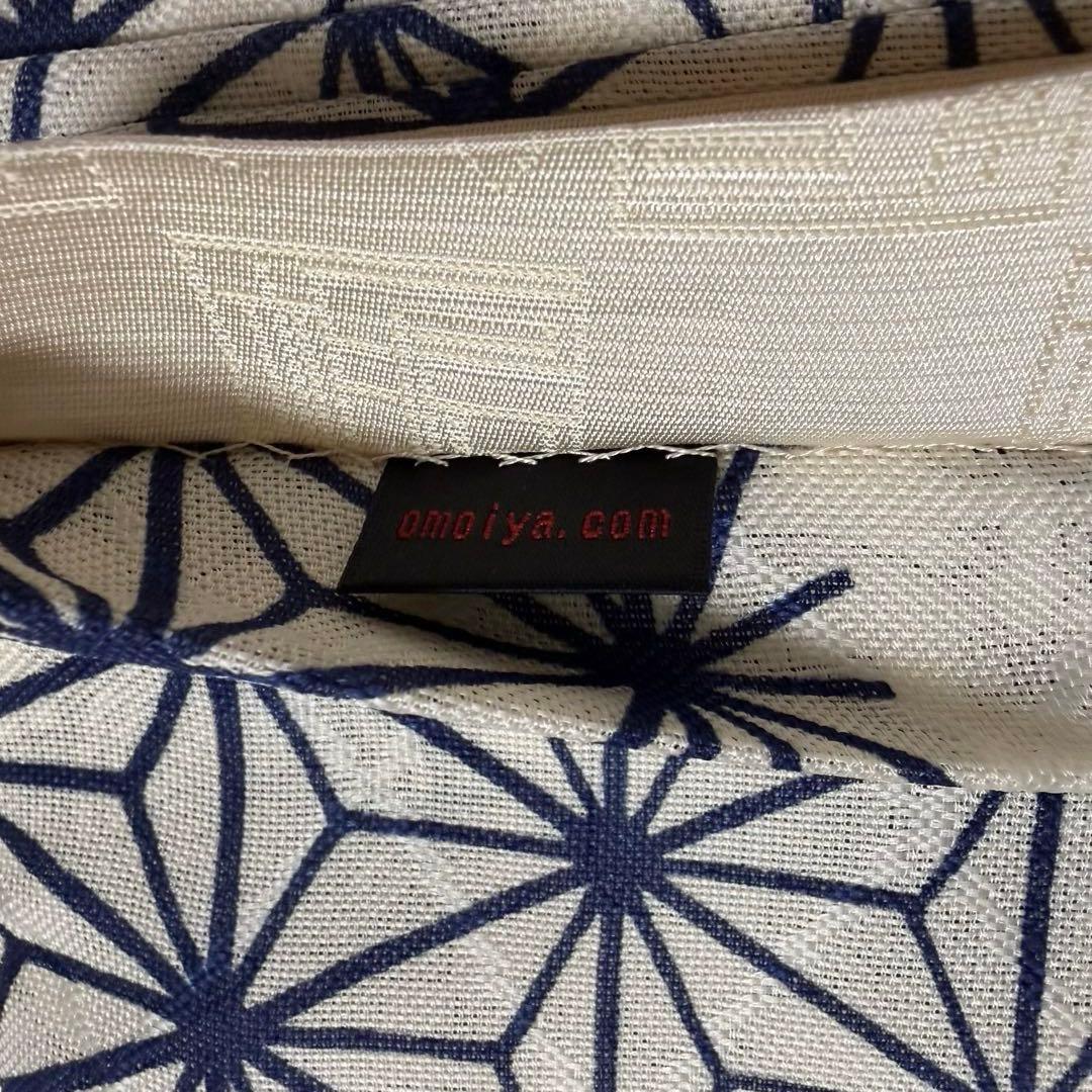 m127 想屋工房 京袋帯 華紋 麻の葉 全通 正絹