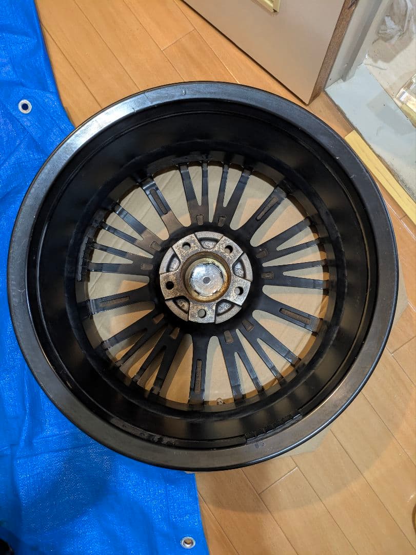 17インチ ホイール 4本ブラックポリッシュ 断捨離中⇒値下げしました
