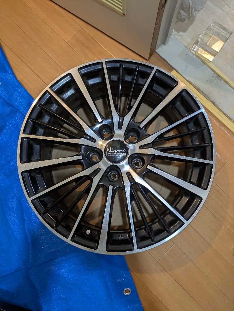 17インチ ホイール 4本ブラックポリッシュ 断捨離中⇒値下げしました