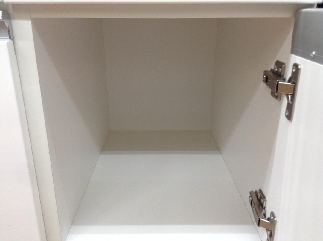 ニトリキッチンカウンター(レジューム 150QL-R WH) 清掃済み