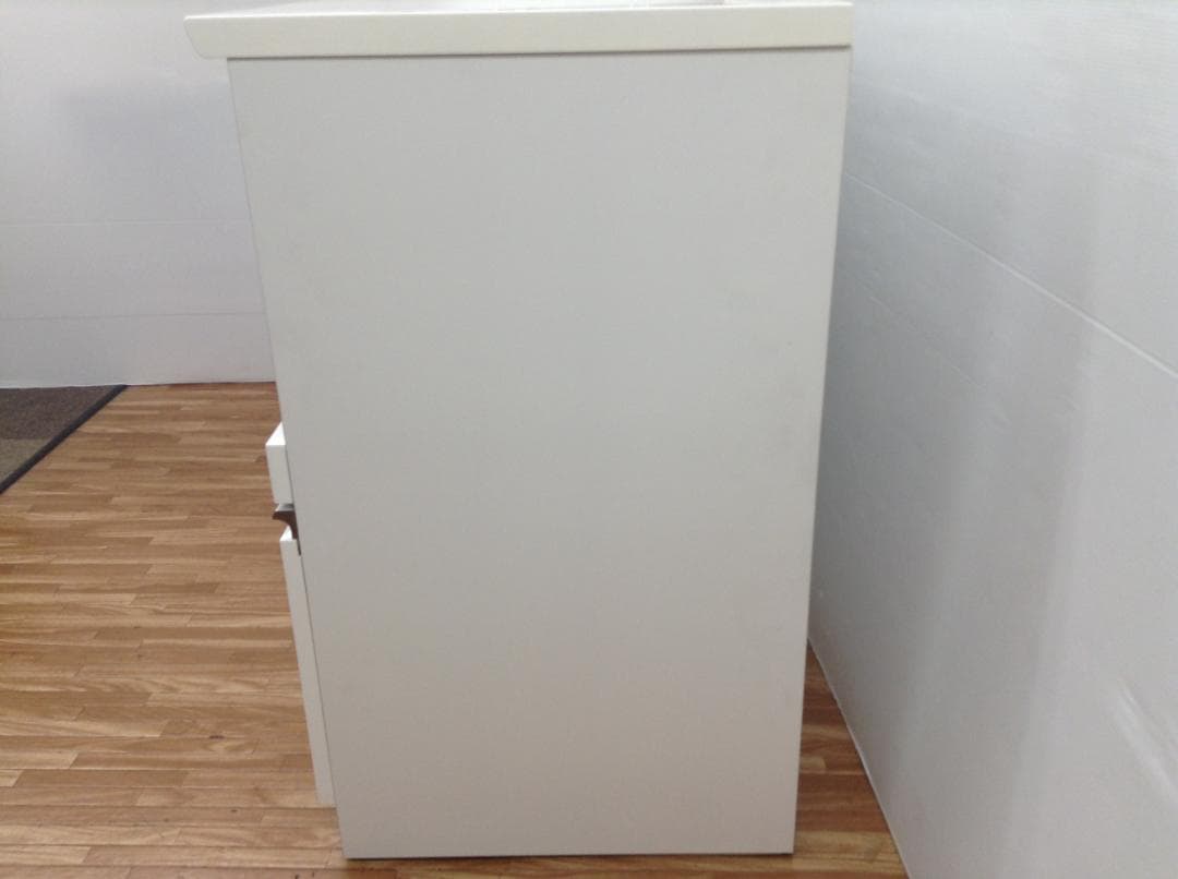 ニトリキッチンカウンター(レジューム 150QL-R WH) 清掃済み