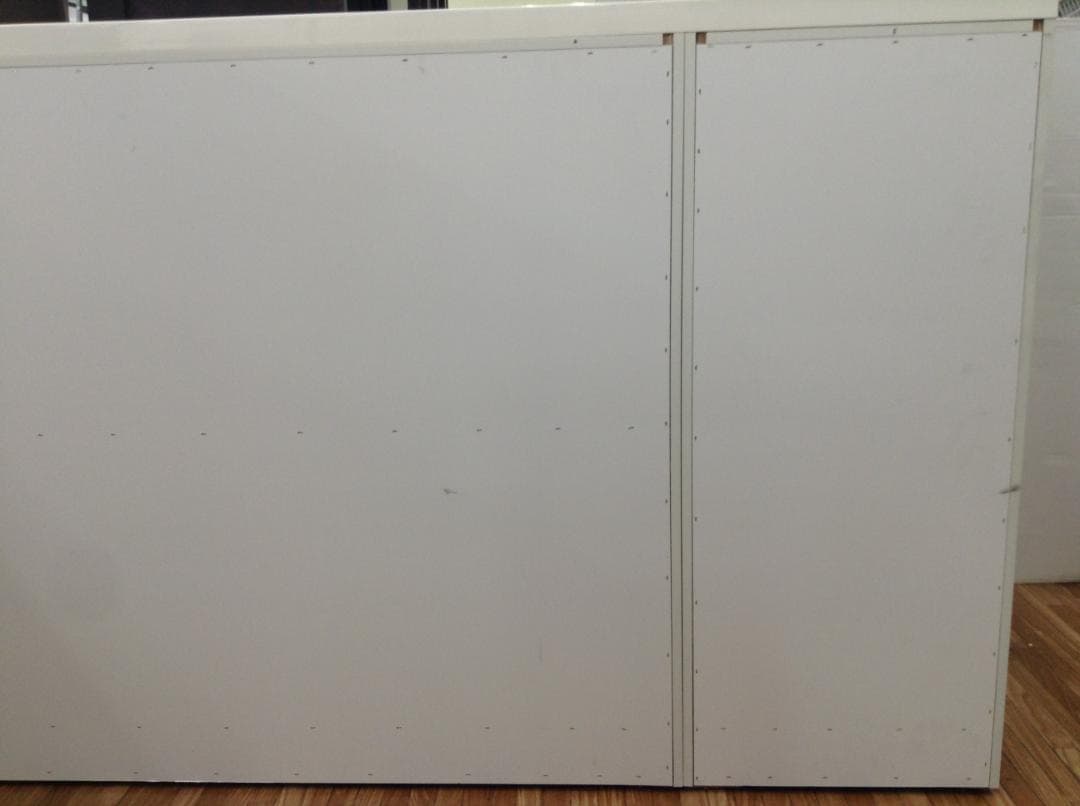 ニトリキッチンカウンター(レジューム 150QL-R WH) 清掃済み