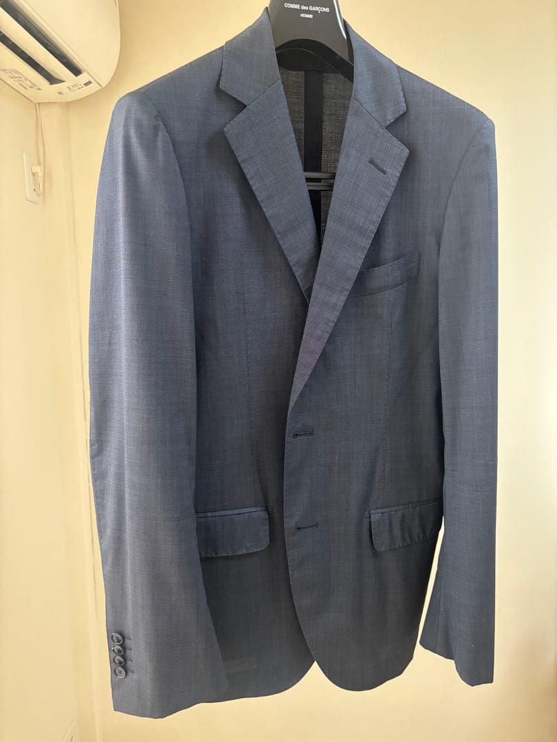 Loro Piana ダークブルー 夏用スーツ