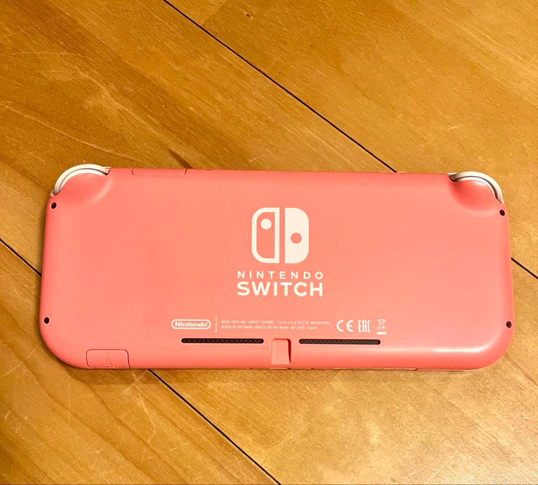 Nintendo Switch lite コーラルピンク
