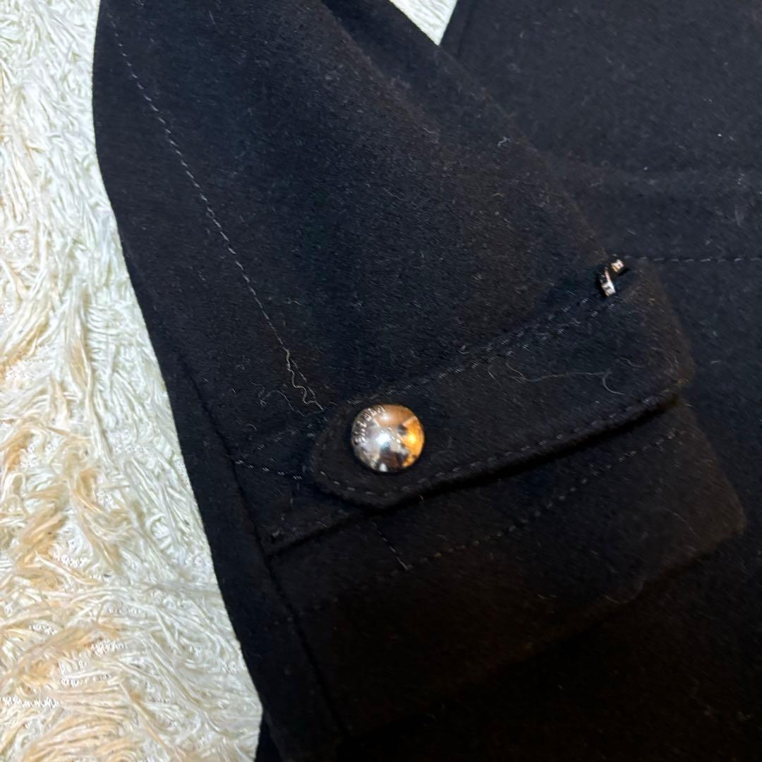 美品✨️ VERSUS VERSACE ステンカラーコート 裏地 ロゴ イタリア