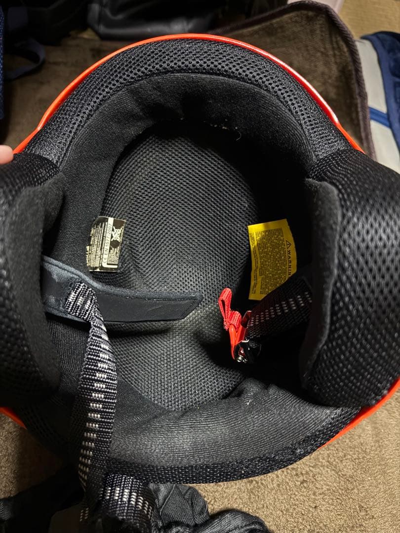 スキー　ヘルメット　58cmボレー SAJ FIS対応　チンガード　アルペン