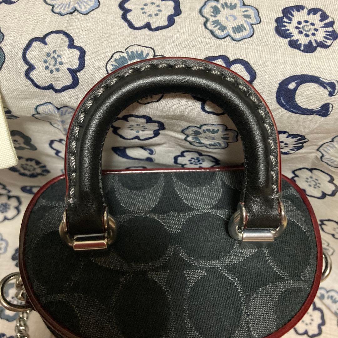 可愛いすぎ☆超美品☆COACH ☆バニティ☆ショルダー☆デニム☆ミニミニ☆