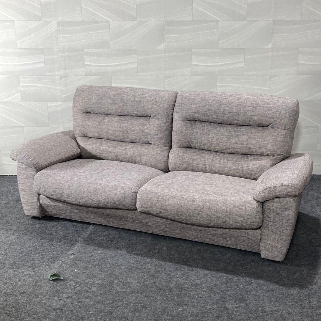 ニトリ ソファ Nポケット 布張り 3人がけ 格安 お買い得 d4893