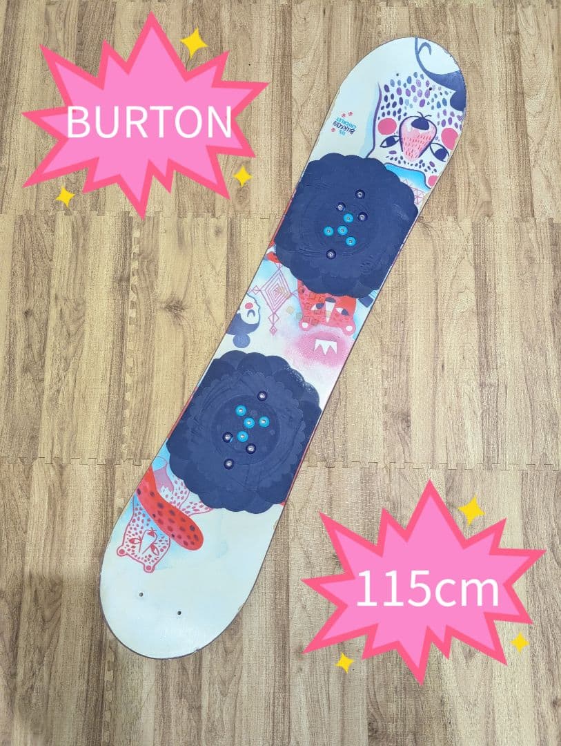 BURTON CHICKLET キッズ　スノーボード 115cm