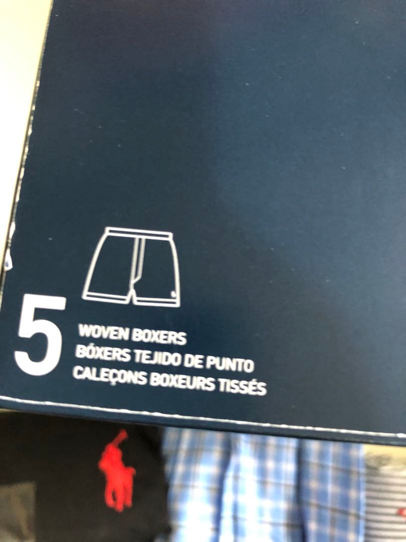 POLO RALPH LAUREN ラルフローレン　トランクス Ｌサイズ５枚