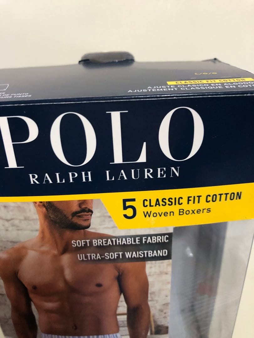 POLO RALPH LAUREN ラルフローレン　トランクス Ｌサイズ５枚
