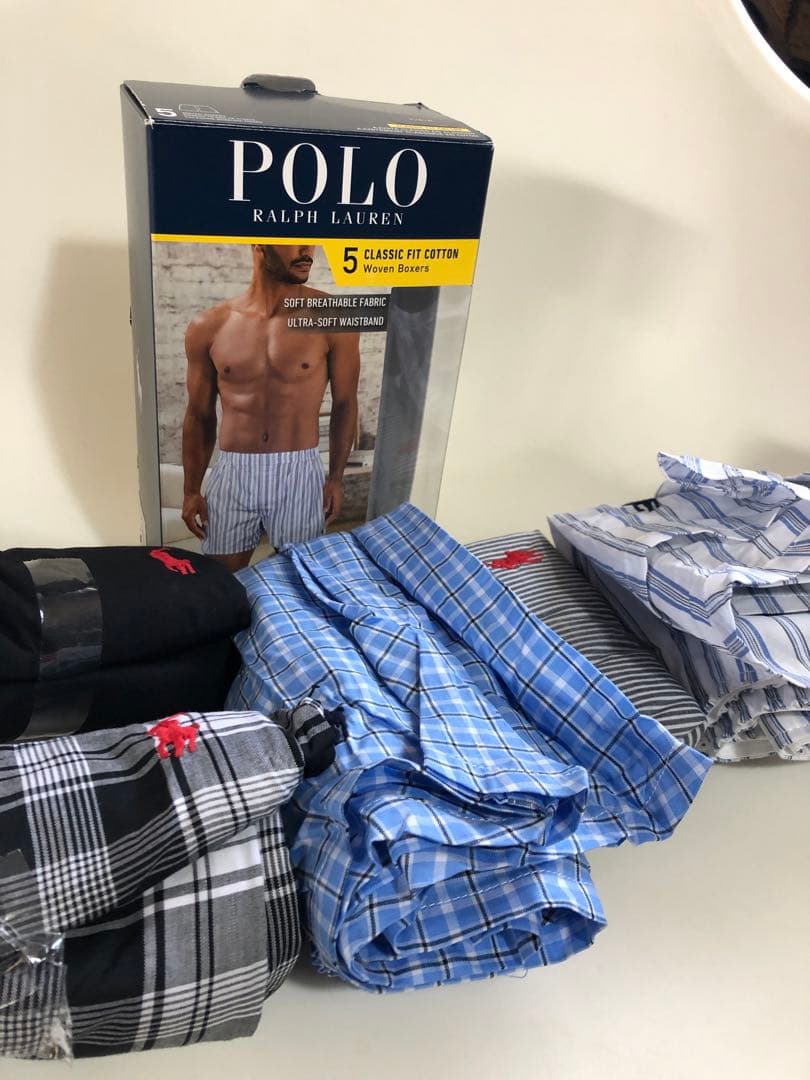 POLO RALPH LAUREN ラルフローレン　トランクス Ｌサイズ５枚