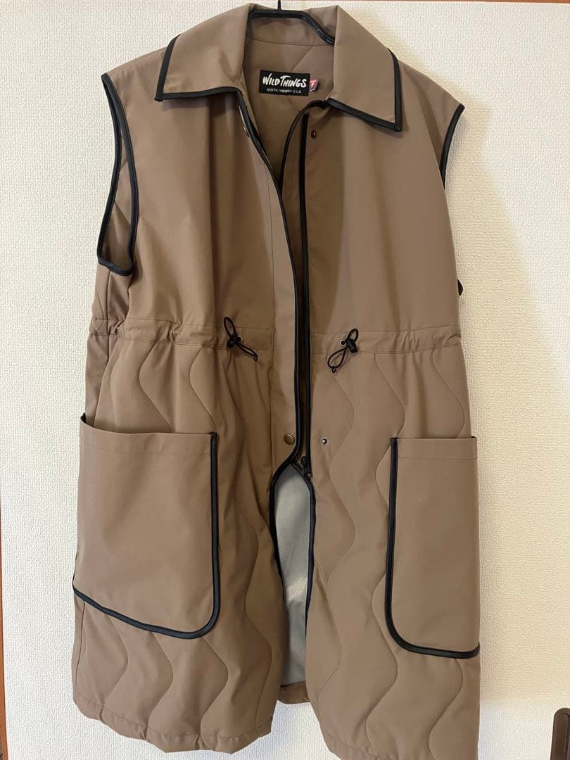 アーセンス　長尾よしみ WILD THINGS QUILTING GILET