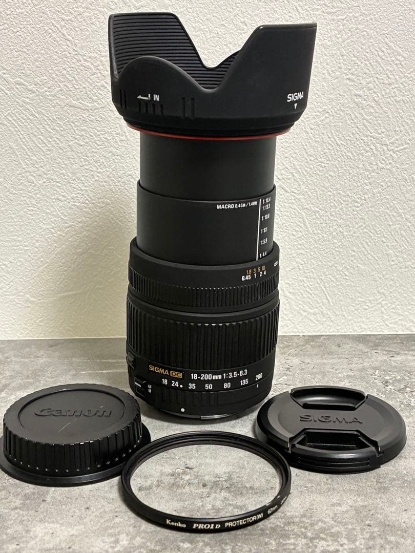 ⭐️美品⭐️シグマ SIGMA 18-200mm F3.5-6.3 DC キャノン用