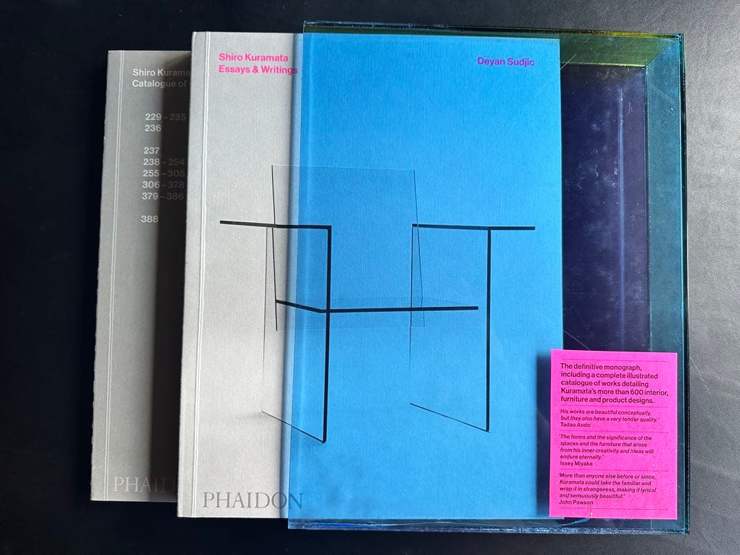 希少Shiro Kuramata 倉俣史郎　作品集　初版2013年Phaidon