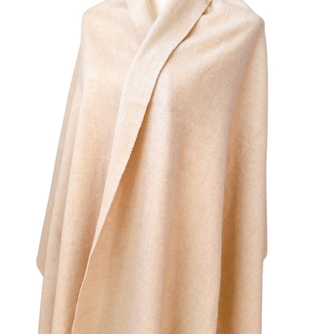 【美品】ジョンストンズ オブ エルガン 大判 ストール カシミア 100%