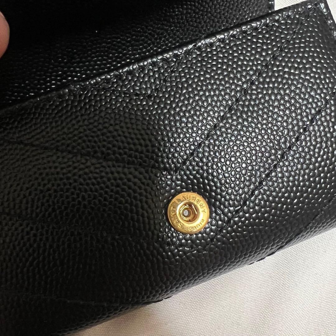 11/19限りセール✨サンローラン YSL キーケース ブラック カサンドラロゴ