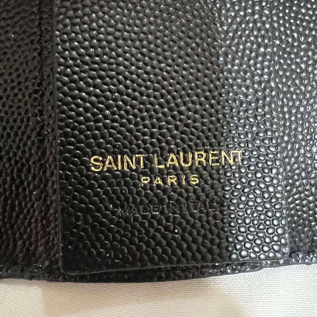 11/19限りセール✨サンローラン YSL キーケース ブラック カサンドラロゴ